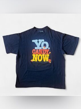 Vintage 90’s single stitch Peacock Papers Yo Candy Now Halloween tee Size XL